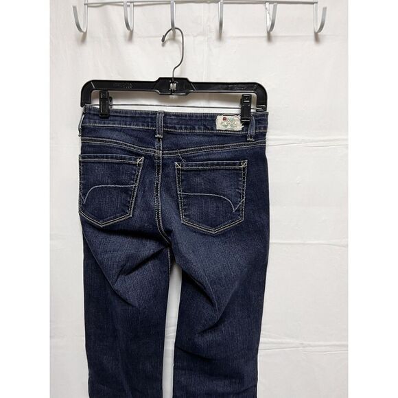 Hard Tail Forever Jeans Size 26 Waist Teen Boot Flare Girls Juniors BKC-C - Picture 7 of 11